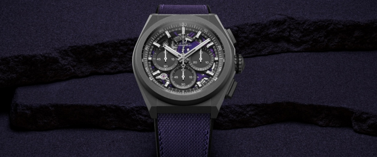 ZENITH真力时推出品牌首款紫色计时机芯限量腕表